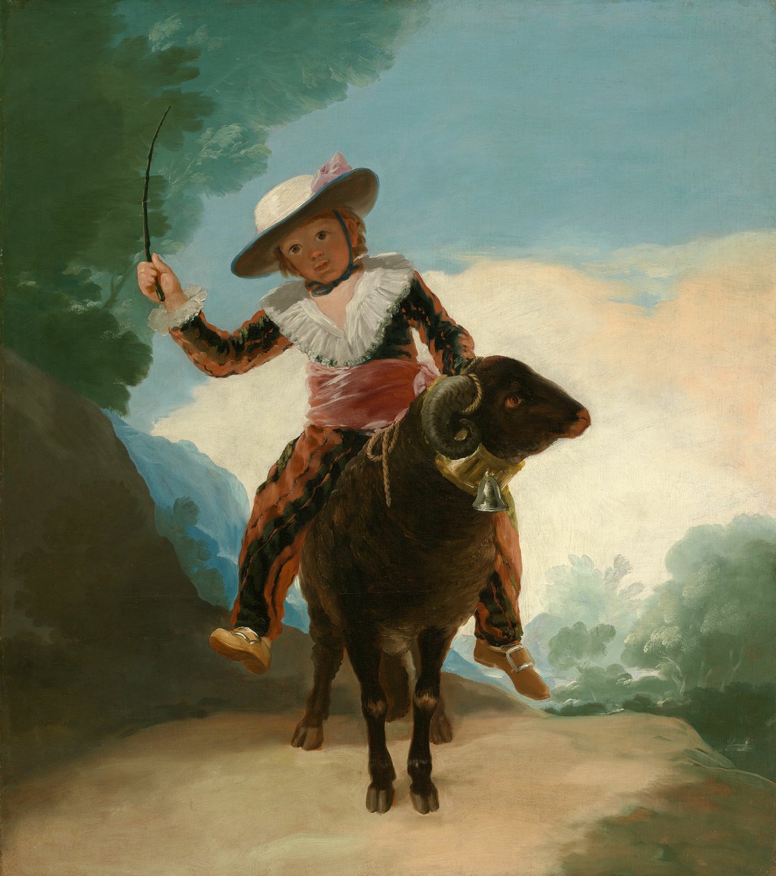 Gutt på en ram av Francisco Jose de Goya y Lucientes