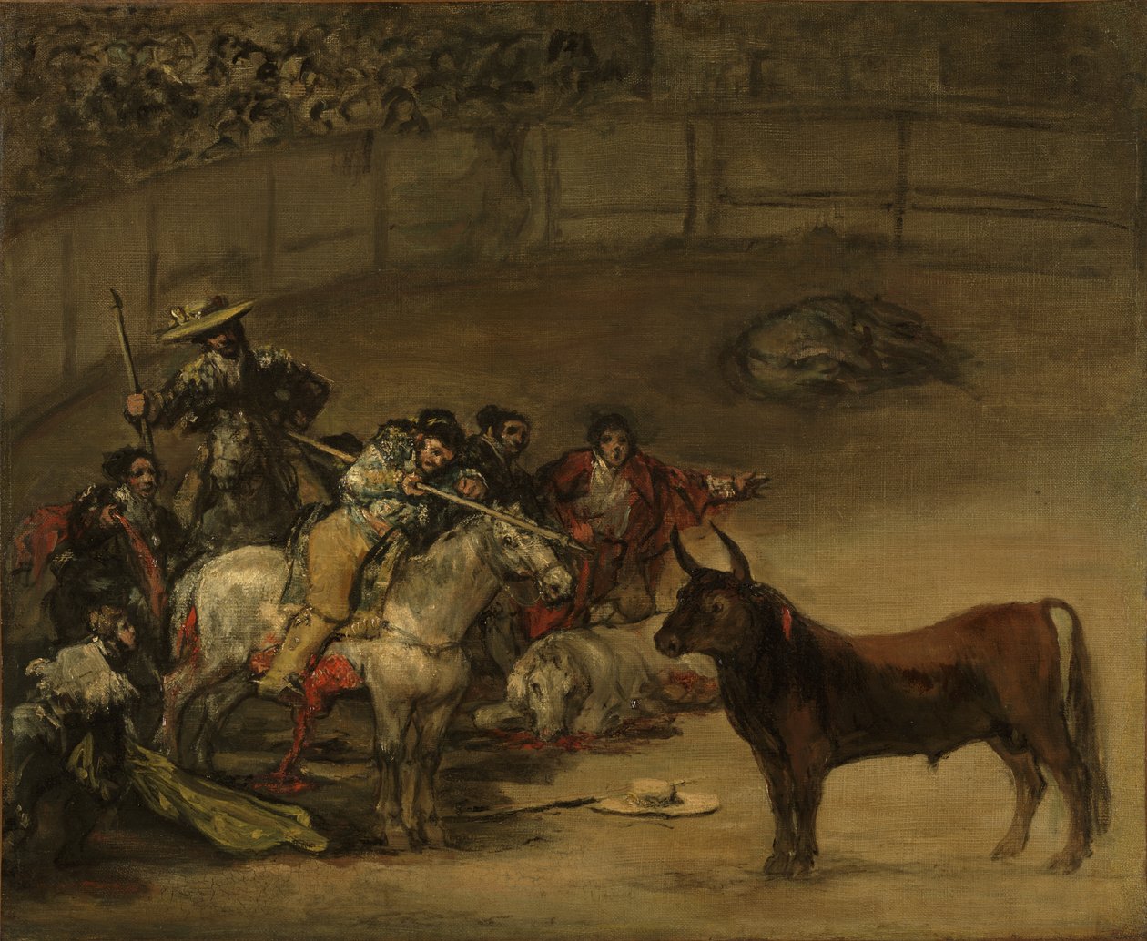 Tyrekamp, Luck of Wands av Francisco de Goya