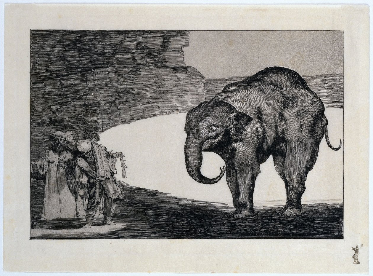 Helt vanvittig, au: Et ekstra ordtak: Andre lover fra folket av Francisco Jose de Goya y Lucientes