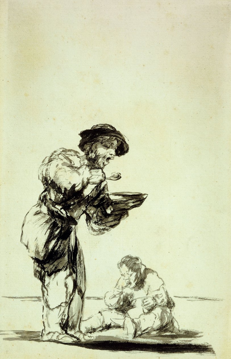 Ender de som slipper fra jobb slik?, av Francisco de Goya