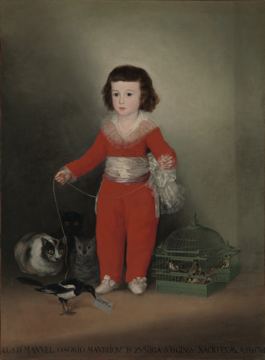 Don Manuel Osorio Manrique de Zuniga (1784-92) av Francisco de Goya