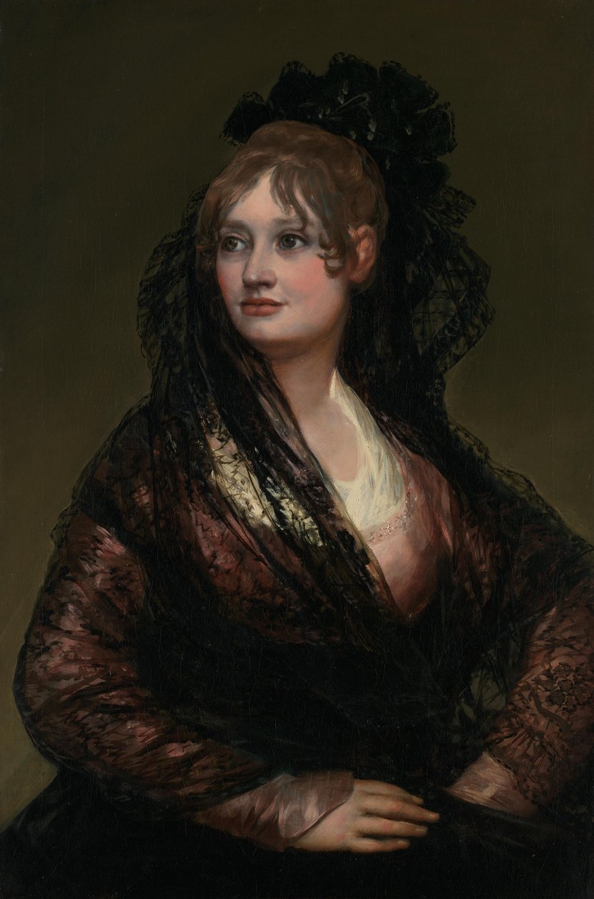 Dona Isabel de Porcel, utst. 1805 av Francisco de Goya
