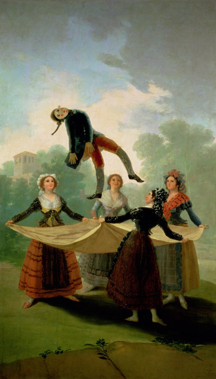 El Pelele (The Puppet) 1791-2 (olje på lerret) av Francisco de Goya