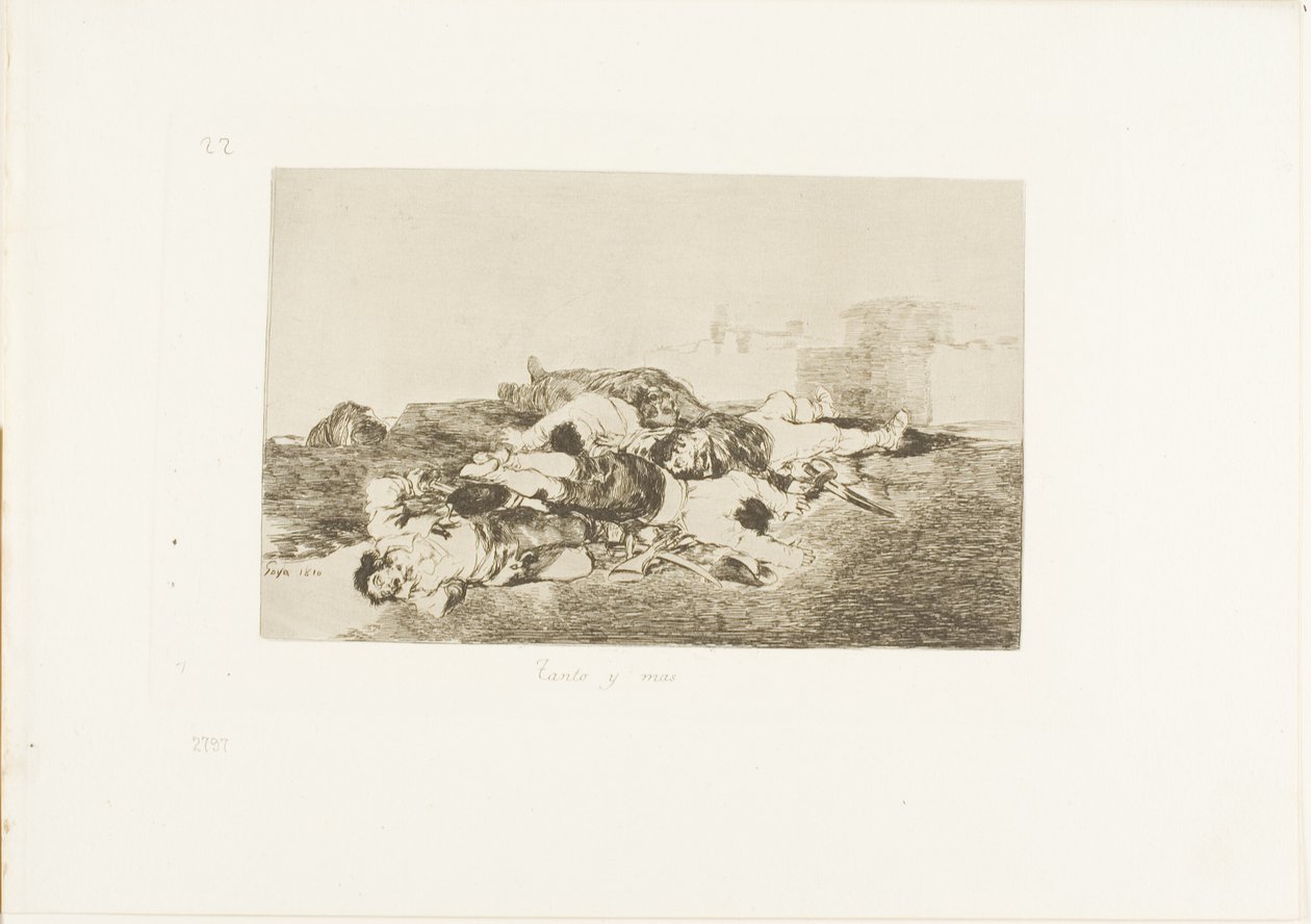 Enda verre, plate 22 fra The Disasters of War av Francisco Jose de Goya y Lucientes