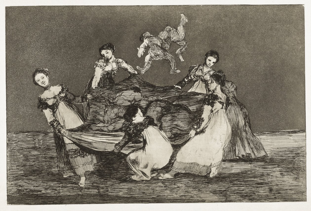 GOYA Y LUCIENES, Francisco de (1746-1828). Ordspråk. Kvinnelig gåte. 1815-1824. (24