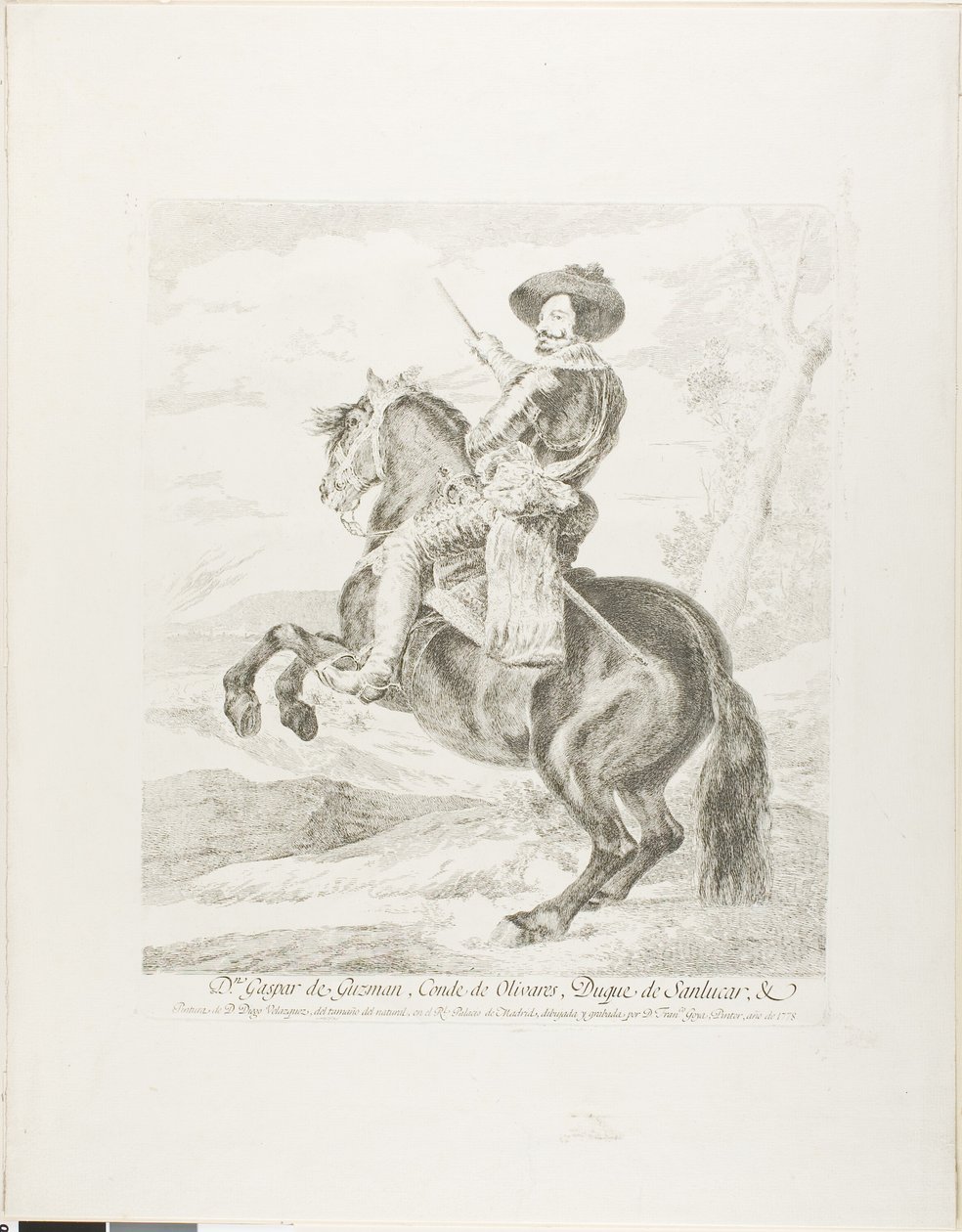 Gaspar de Guzman, grev hertug av Olivares av Francisco Jose de Goya y Lucientes