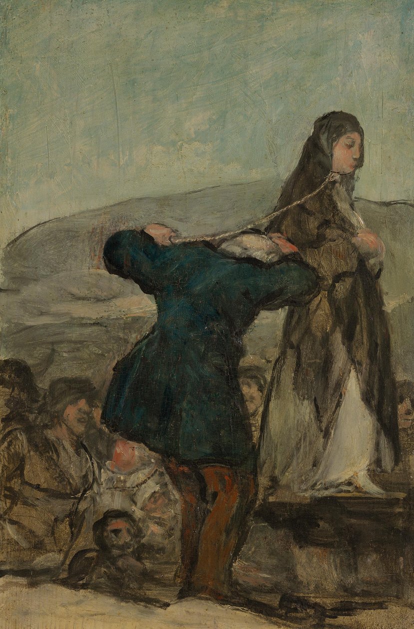 Henrettelse av hekser av Francisco Jose de Goya y Lucientes
