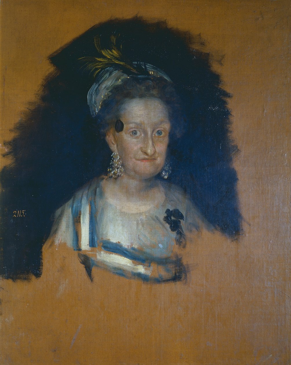 Infanta Maria Josefa, foreløpig skisse for gruppeportrettet av The Family of Charles IV av Francisco Jose de Goya y Lucientes