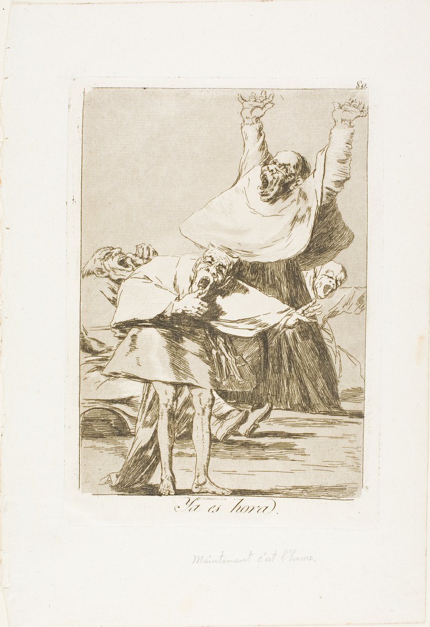 It is Time, plate 80 fra Los Caprichos av Francisco Jose de Goya y Lucientes
