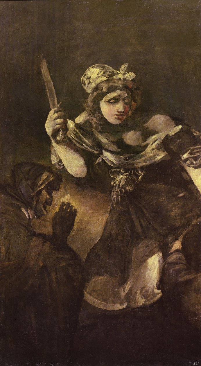 Judith og Holofernes, ca. 1819-23 (olje på lerret) av Francisco Jose de Goya y Lucientes