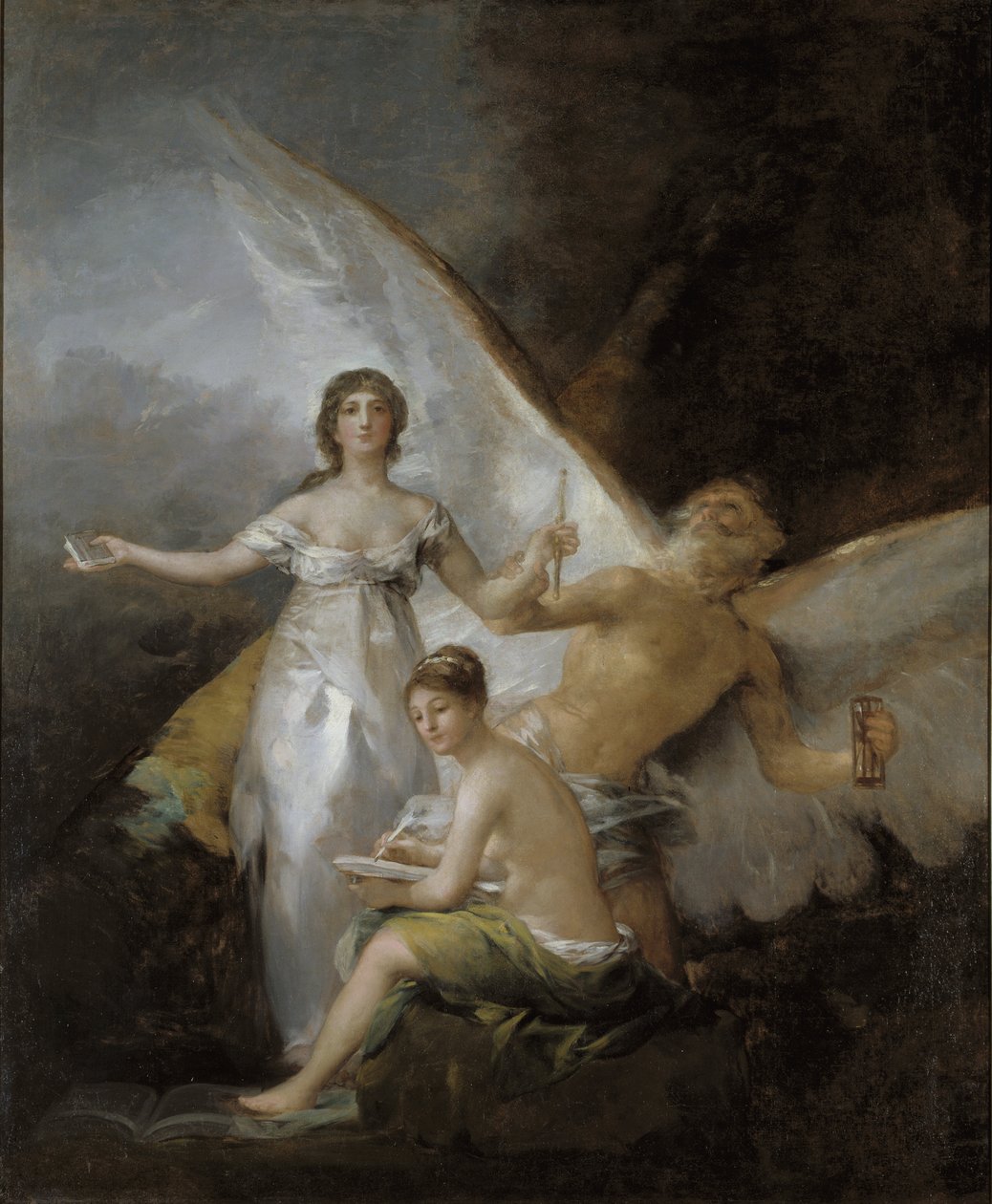 The Truth, Time and History - Truth, Time and History, av Goya, Francisco, av (1746-1828). Olje på lerret. Mål: 294x244 cm. Nasjonalmuseet Stockholm av Francisco de Goya