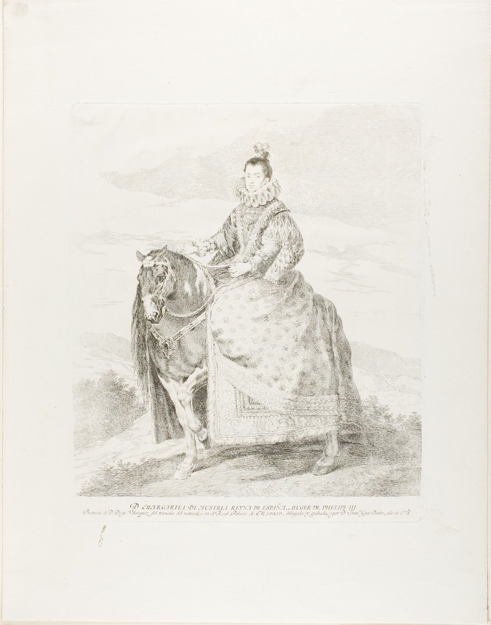 Margaret av Østerrike av Francisco Jose de Goya y Lucientes