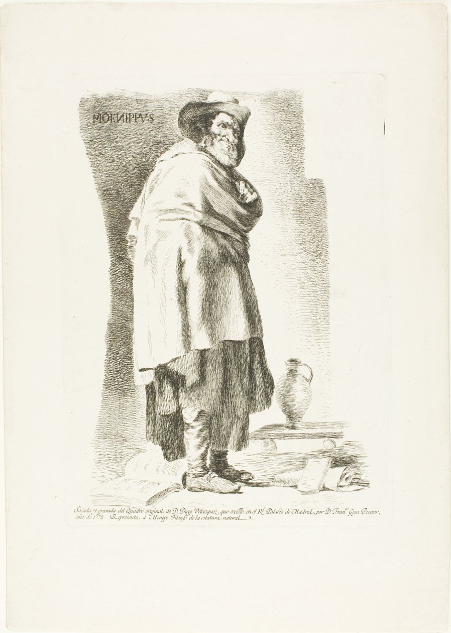 Menippu av Francisco Jose de Goya y Lucientes