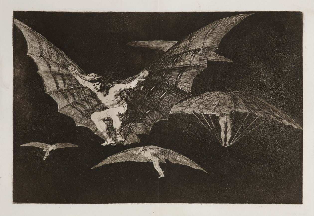 Flymodus (en måte å fly på) av Francisco Jose de Goya y Lucientes