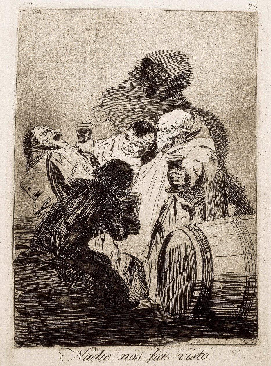ingen har sett oss av Francisco de Goya
