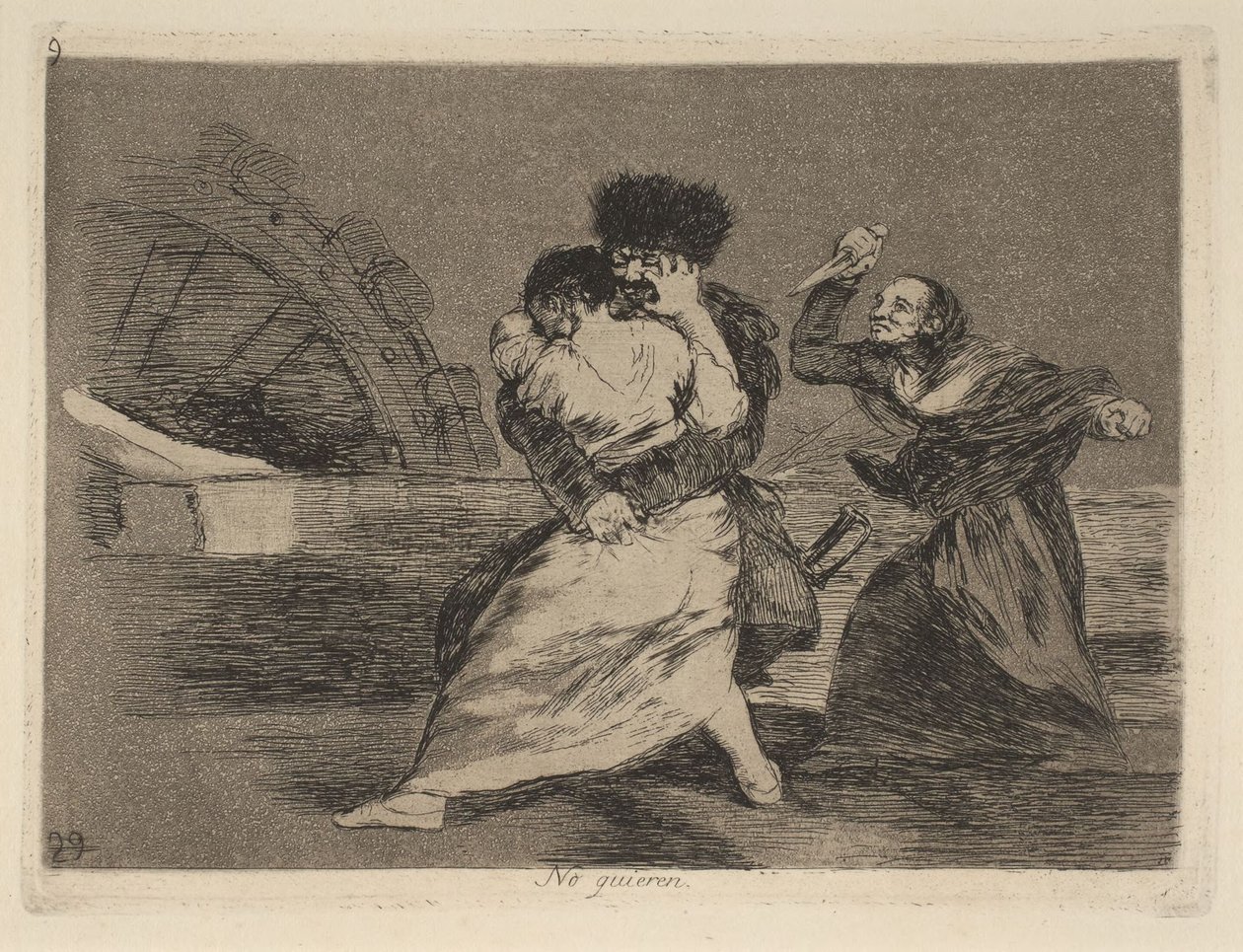 De vil ikke ha det av Francisco Jose de Goya y Lucientes