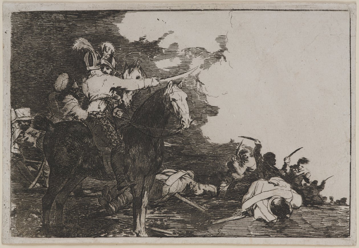 De er ikke enige fra "Disasters of War" av Francisco de Goya