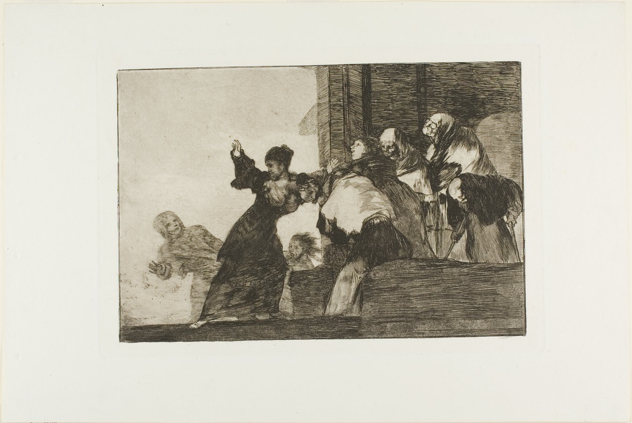 Stakkars Folly, plate elleve fra Los Proverbios av Francisco Jose de Goya y Lucientes
