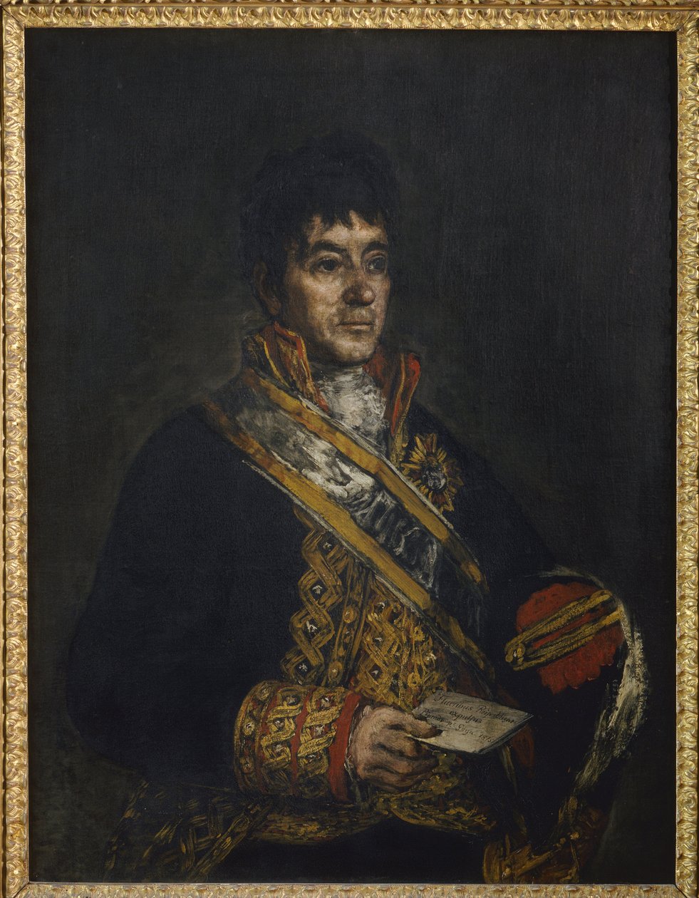 Portrett av Don Miguel de Lardizabal y Uribe (1744-1824) - Francisco de Goya (1746-1828). olje på lerret av Francisco de Goya