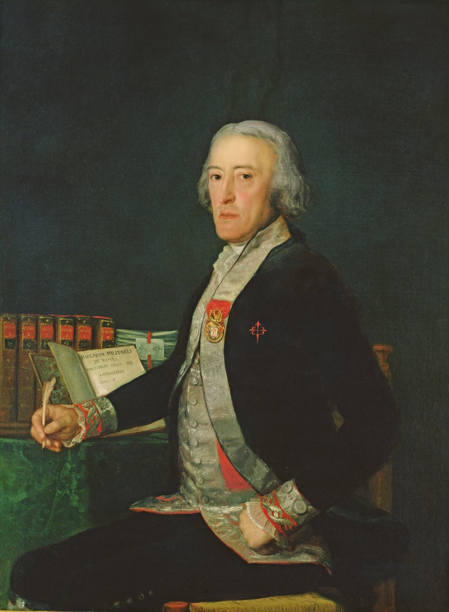Portrett av Felix Colon de Larriategui av Francisco Jose de Goya y Lucientes
