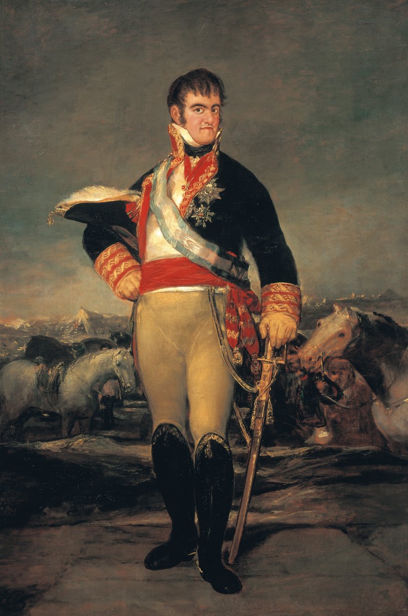 Portrett av Ferdinand VII (San Lorenzo de El Escorial av Francisco Jose de Goya y Lucientes