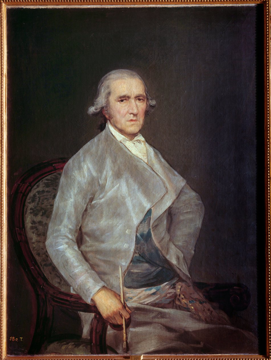Portrett av Francisco Bayeu. Francisco Bayeu (1734-1795), maler og bror til kunstneren. Maleri av Francisco de Goya (1746-1795) 1795 Madrid, Prado-museet av Francisco de Goya