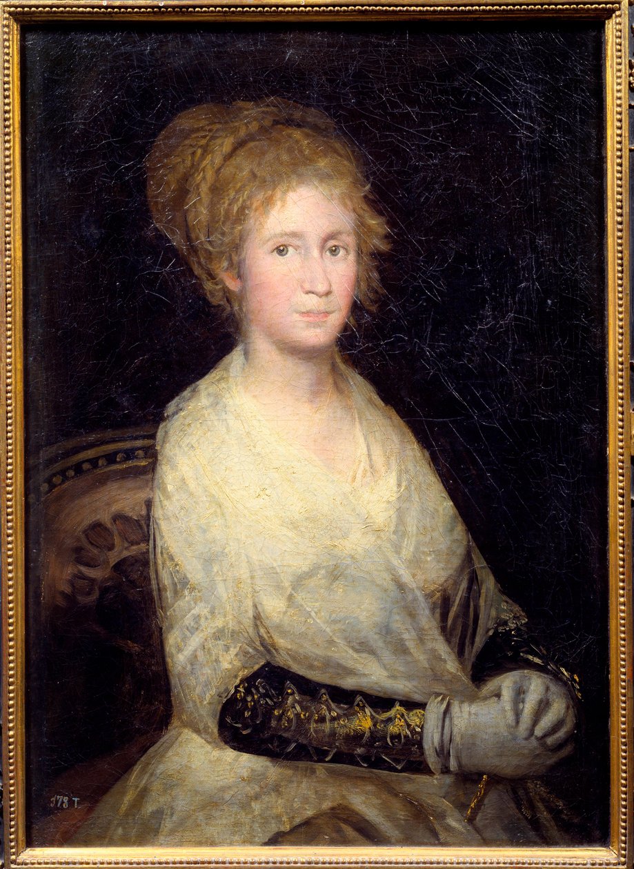Portrett av Josepha Bayeu. Maleri av Francisco De Goya (1746-1828) av Francisco de Goya