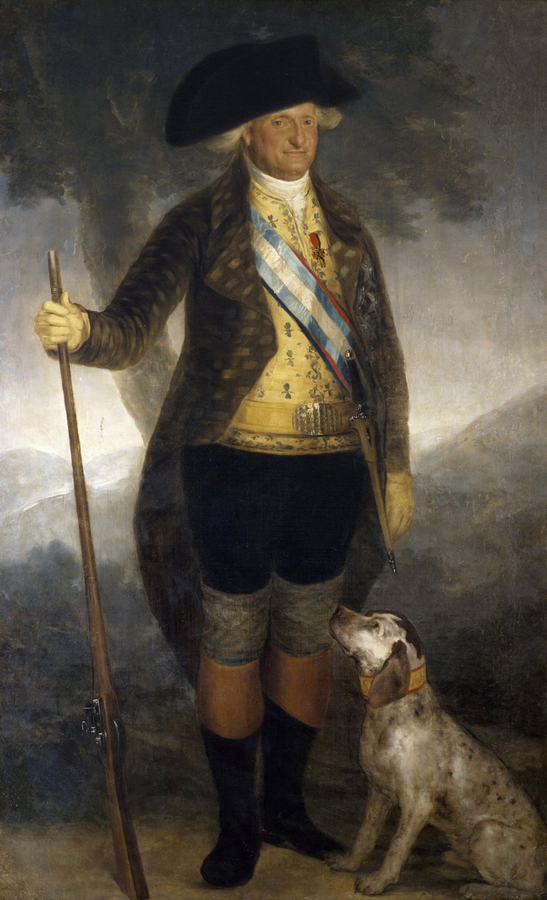 Portrett av kong Charles IV av Spania (1749-1819), slutten av 1700-tallet, av Francisco Goya, olje på lerret, 209x126 cm av Francisco Jose de Goya y Lucientes