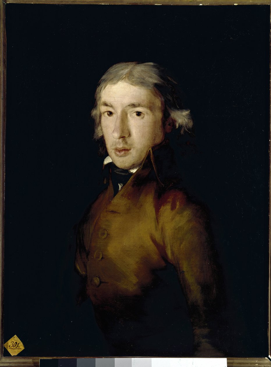 Portrett av Leandro Fernandez de Moratin, spansk poet og dramatiker. (olje på lerret av Francisco de Goya