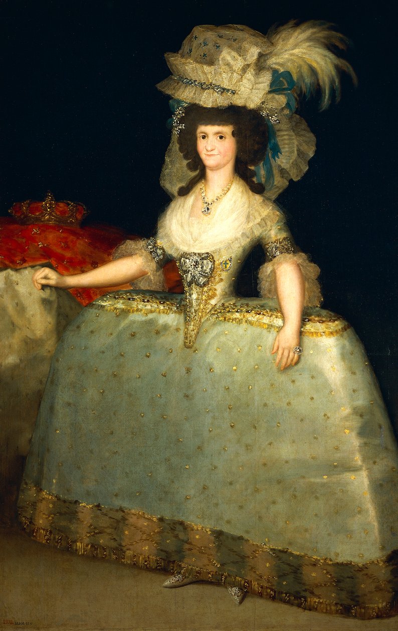 Portrett av Maria Luisa av Parma av Francisco Jose de Goya y Lucientes