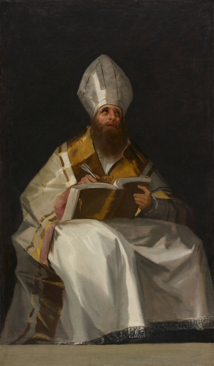 Den hellige Ambrosius, ca. 1796-1799 av Francisco de Goya