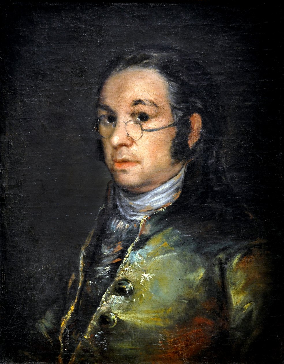 Selvportrett med briller, rundt 1800 (olje på lerret) av Francisco Jose de Goya y Lucientes