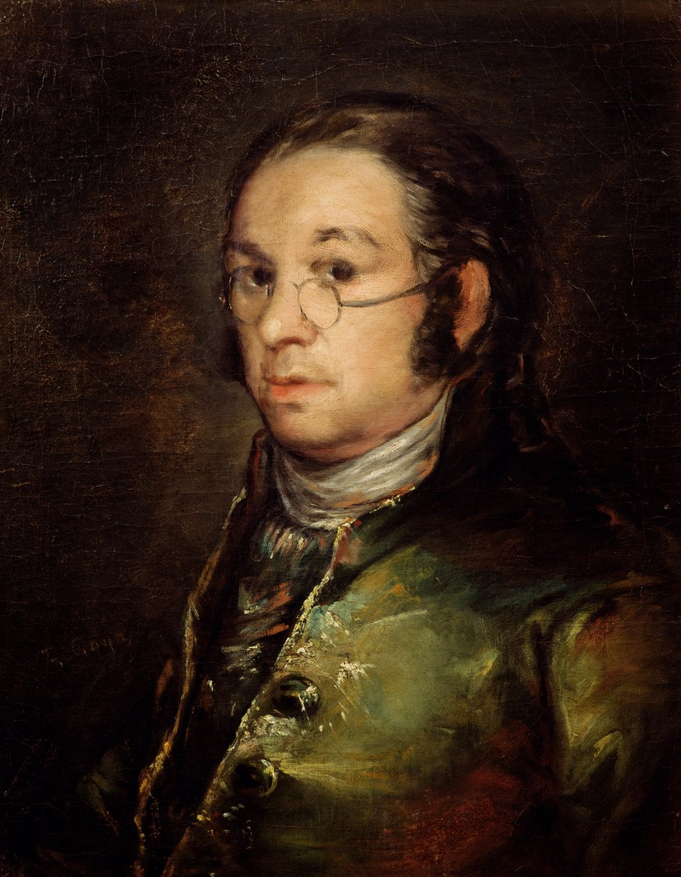 Selvportrett med briller av Francisco de Goya