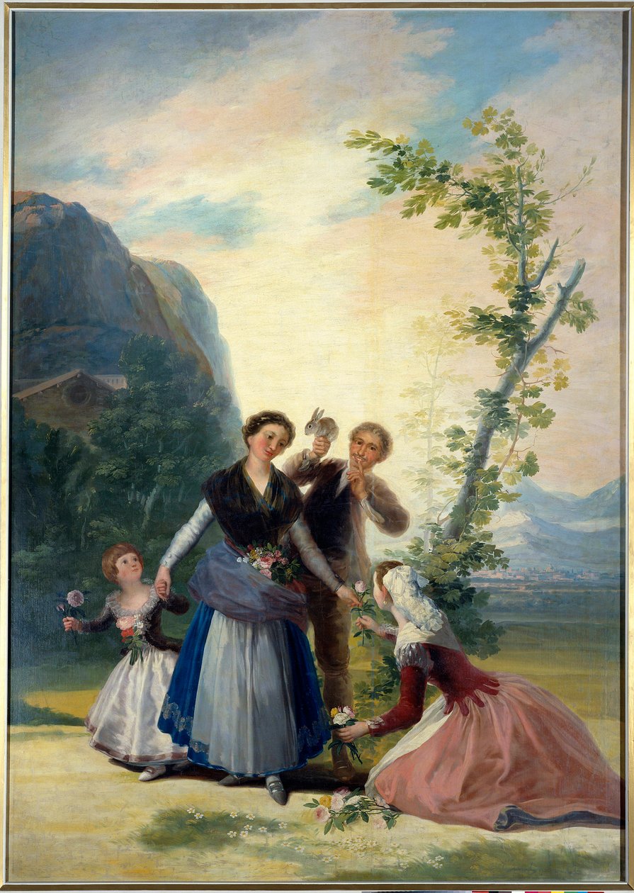 Vårmaleri av Francisco de Goya (1746-1828) 1800-tallet. Dim. 2,77 X 1,92 m. Madrid. Prado-museet av Francisco de Goya