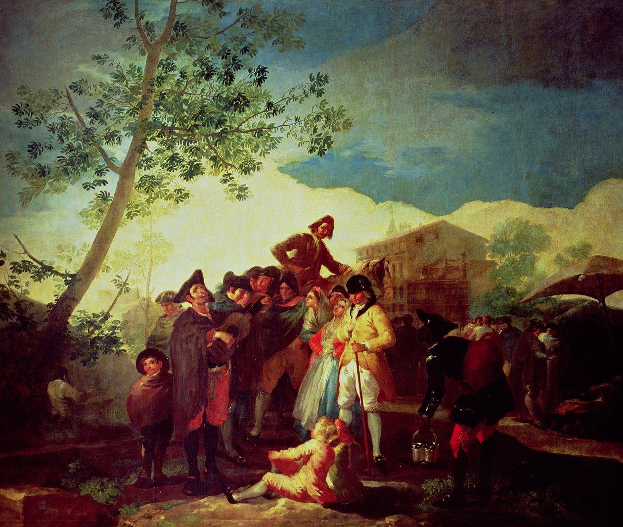 The Blind Guitar Player, ca. 1778 (olje på lerret) av Francisco Jose de Goya y Lucientes