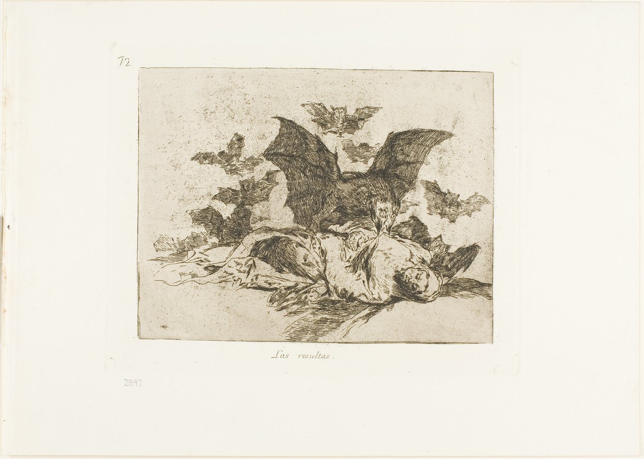 The Consequences, plate 72 fra The Disasters of War av Francisco Jose de Goya y Lucientes
