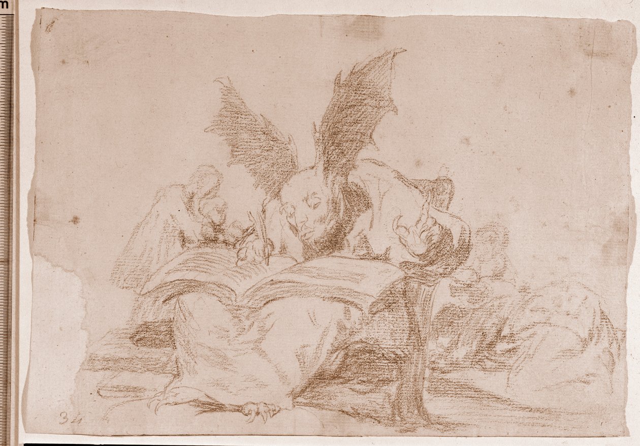 The Disasters of War: Against the common good (forberedende tegning av Francisco de Goya