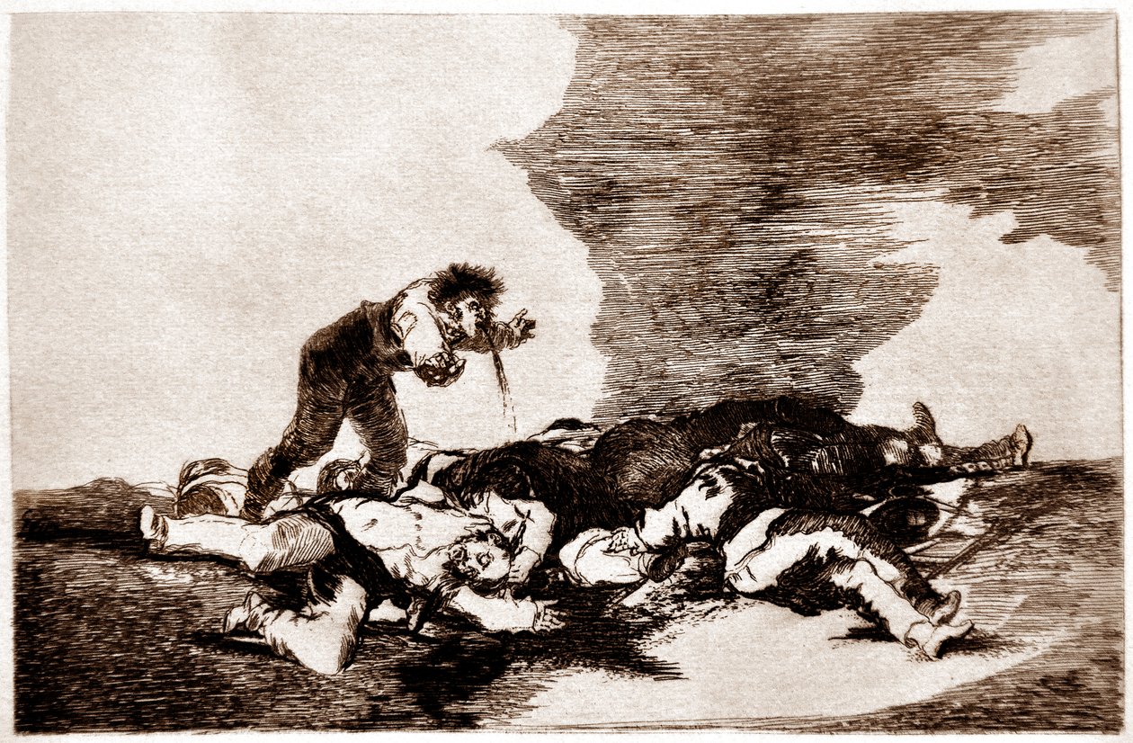 The Disasters of War: Para eso habeis nacido (det er derfor du ble født) av Francisco Jose de Goya y Lucientes