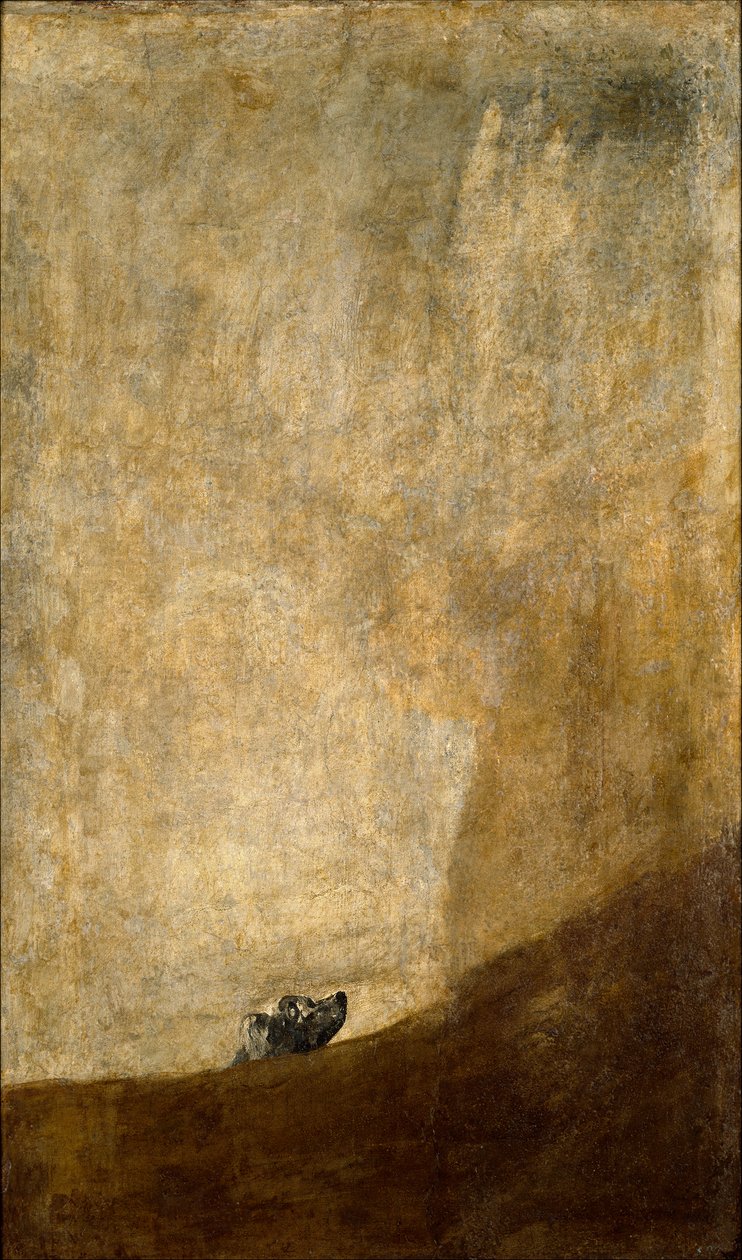 Hunden av Francisco de Goya