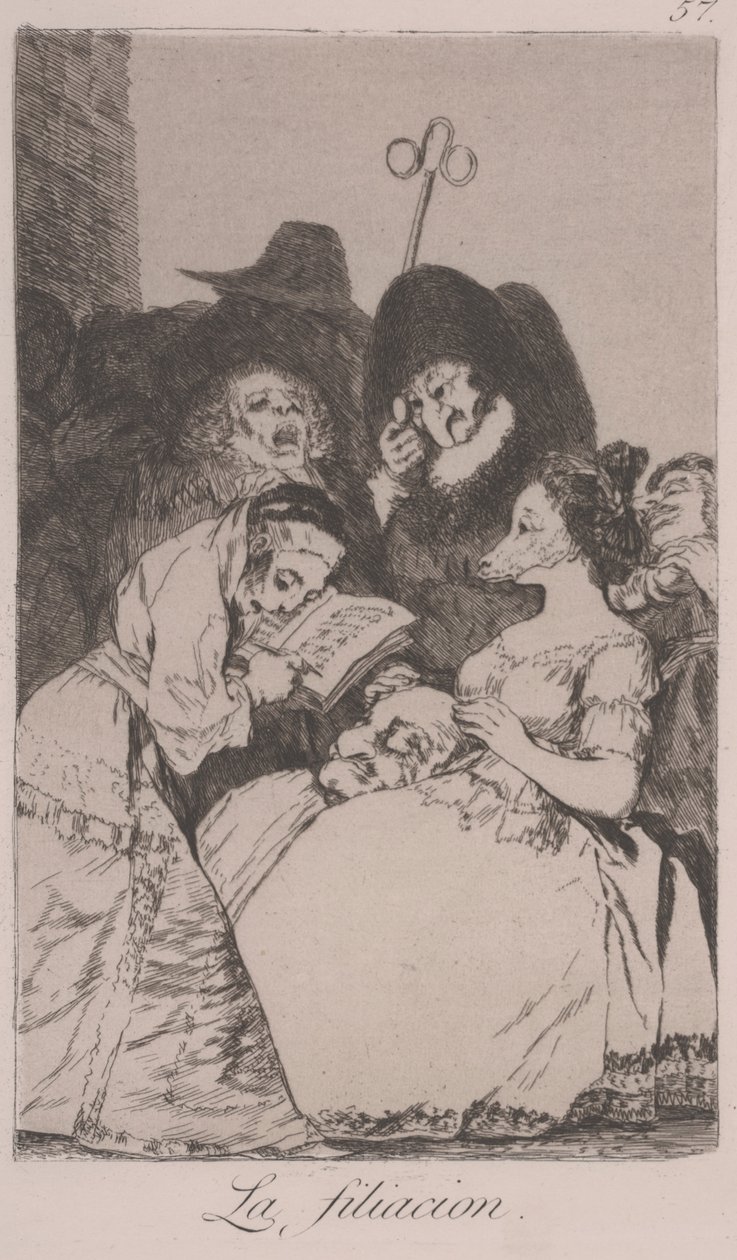 Filiasjonen av Francisco de Goya