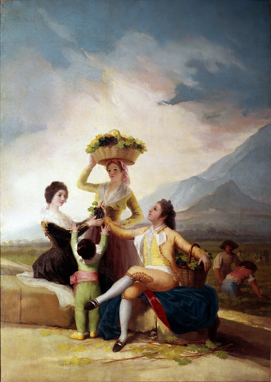 The Harvest (olje på lerret av Francisco de Goya
