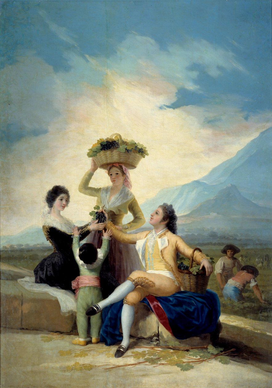 The Harvest Painting av Francisco de Goya (1746-1828) 1786 Søn. 2,75x1,9 m Madrid, Prado-museet av Francisco de Goya