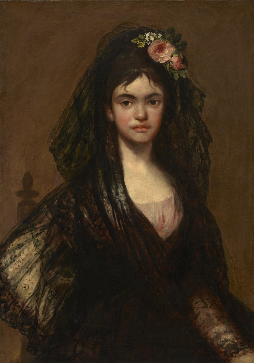 Madrileña, slutten av 1800-tallet av Francisco de Goya