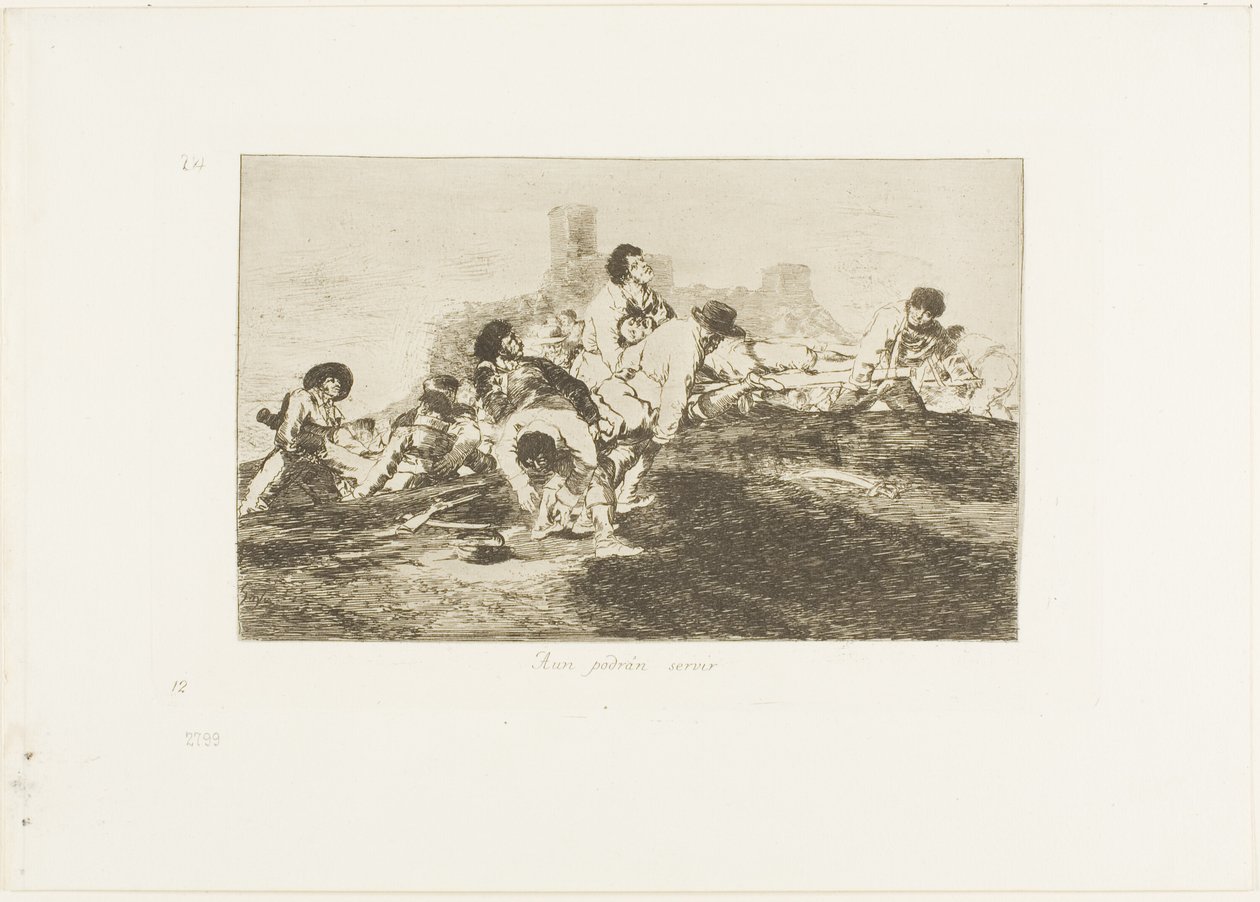 De kan fortsatt være til nytte, plate 24 fra The Disasters of War av Francisco Jose de Goya y Lucientes