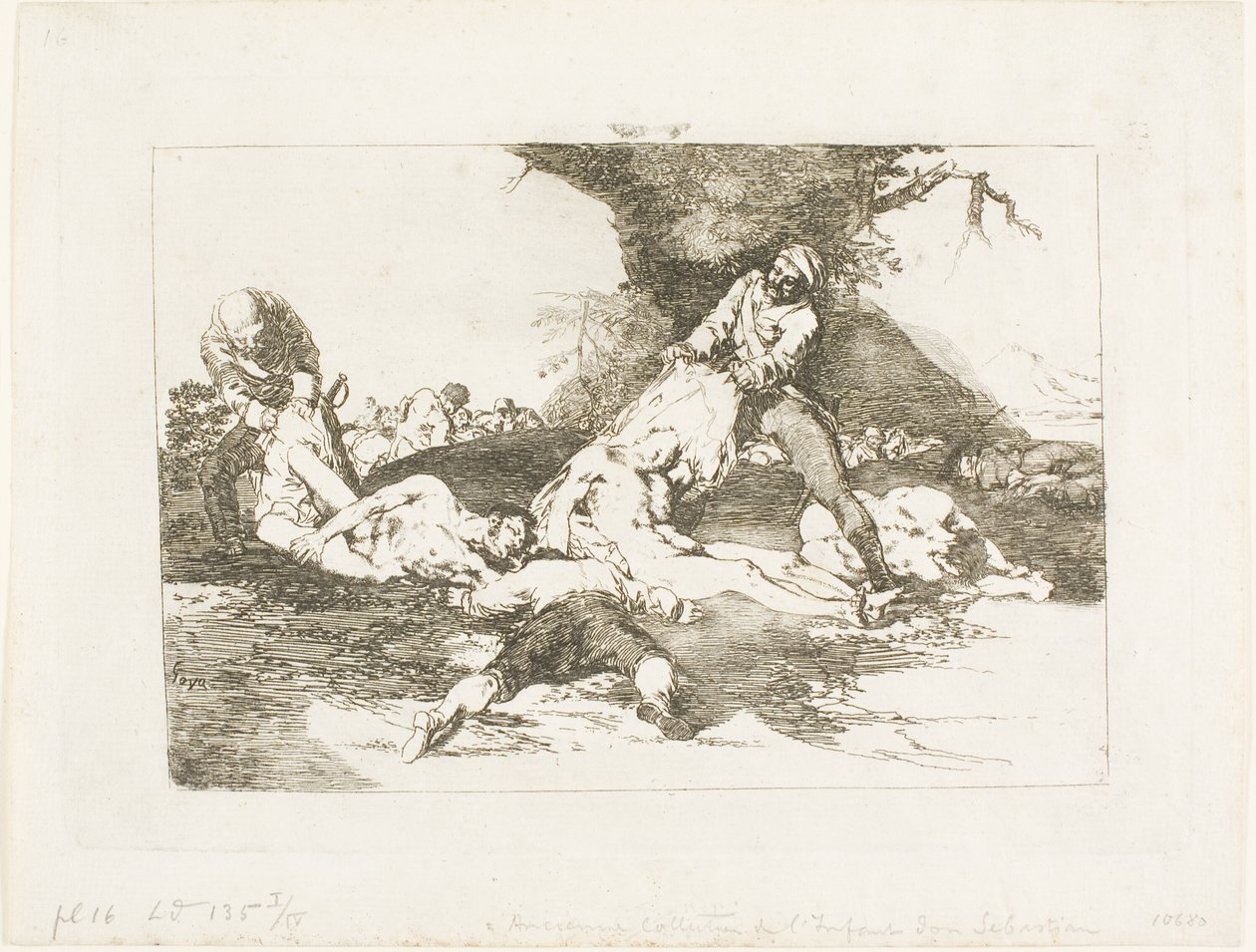 De gjør bruk av dem, plate 16 fra The Disasters of War av Francisco Jose de Goya y Lucientes