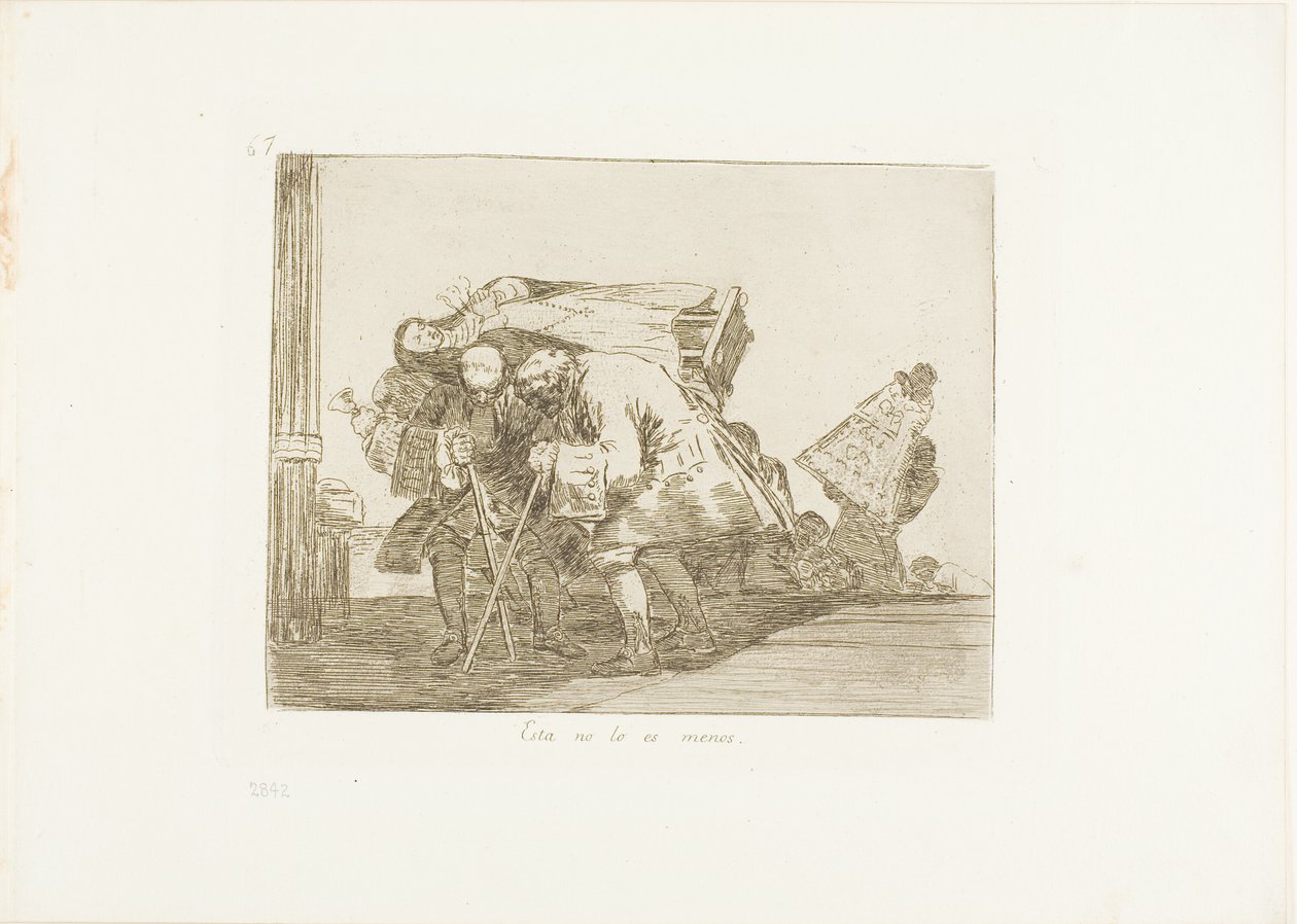 Dette er ikke mindre, plate 67 fra The Disasters of War av Francisco Jose de Goya y Lucientes