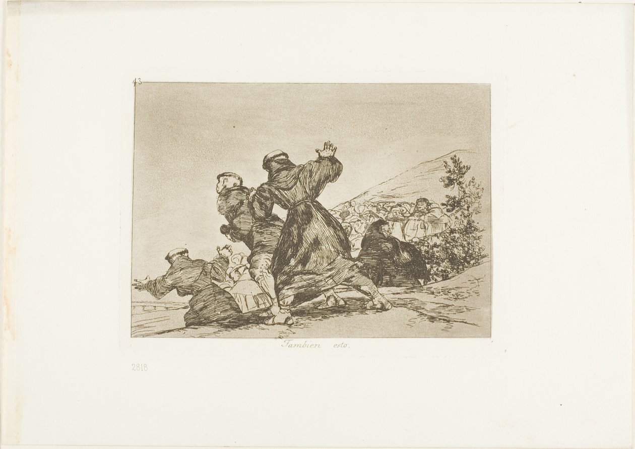 Også dette, plate 43 fra The Disasters of War av Francisco Jose de Goya y Lucientes