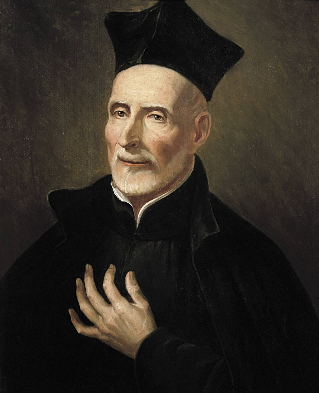 Calasanz, Saint Joseph (1556-1648). Spansk religiøs mann og pedagog. Saint Joseph Calasanctius (olje på lerret) av Francisco Jover y Casanova