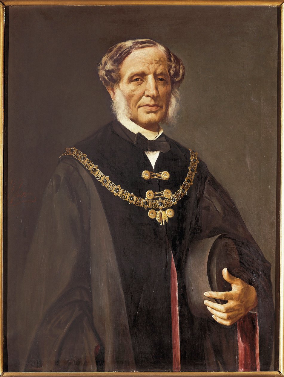 Portrett av den spanske politikeren Manuel Seijas Lozano (1800-1868) av Francisco Jover y Casanova