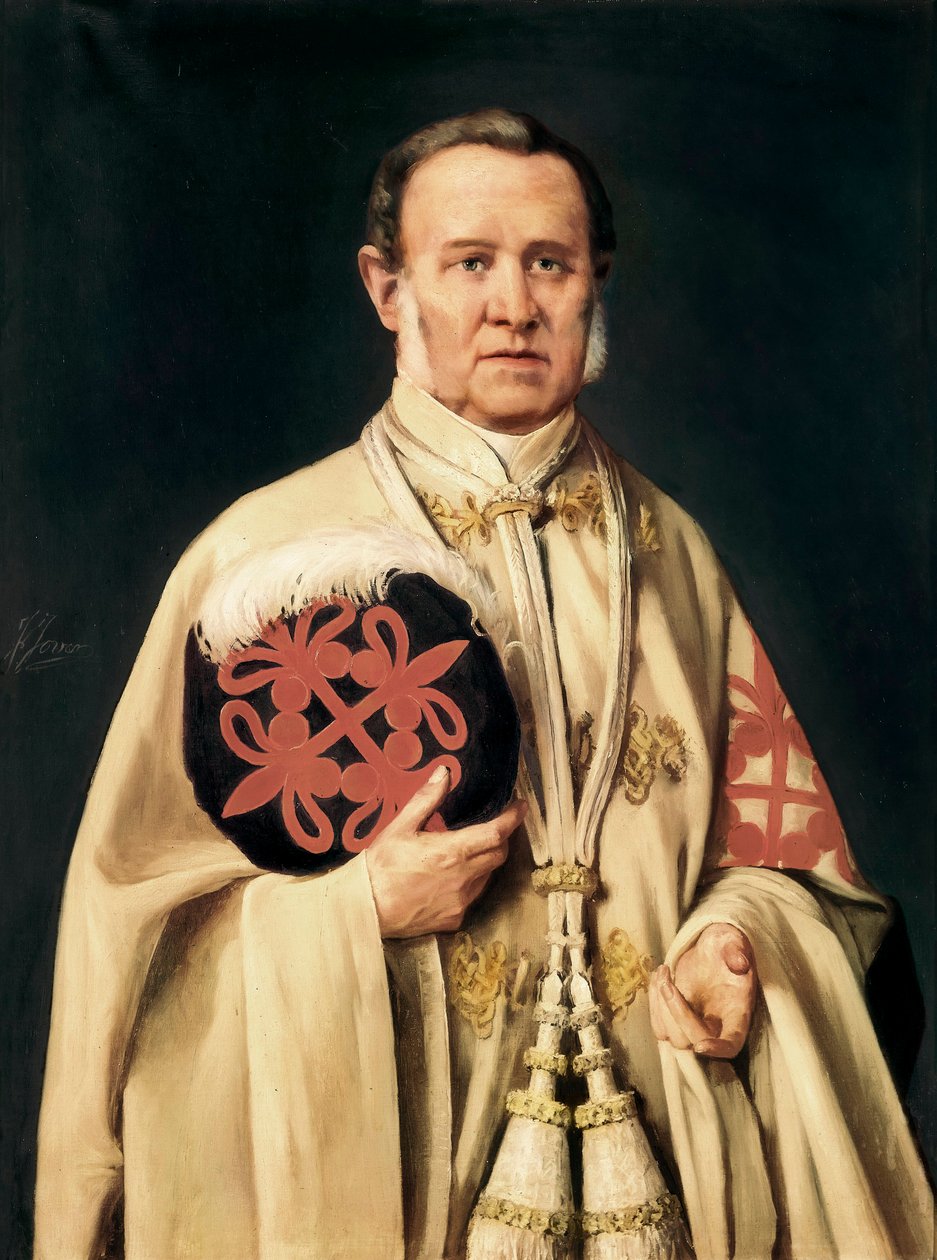 "Portrett av markisen av Viluma, spansk militær og politisk adelsmann" ca. 1850 (olje på lerret) av Francisco Jover y Casanova